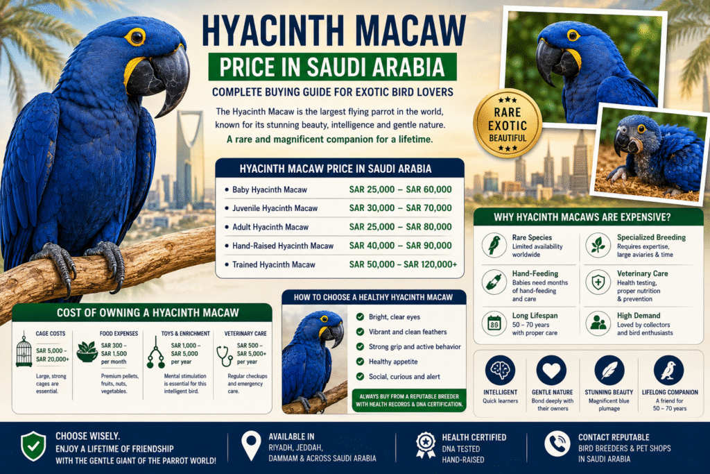 Hyacinth Macaw Price in Saudi Arabia